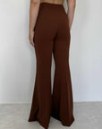 Two Way - Pantalone a zampa tabacco