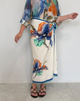 Haveone - Gonna pareo lunga orchidea blu