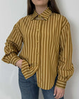 Haveone - Camicia over riga giallo/marrone