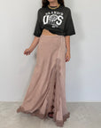 Haveone - Gonna lingerie rosa antico