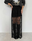 Dixie - Gonna in pizzo nero