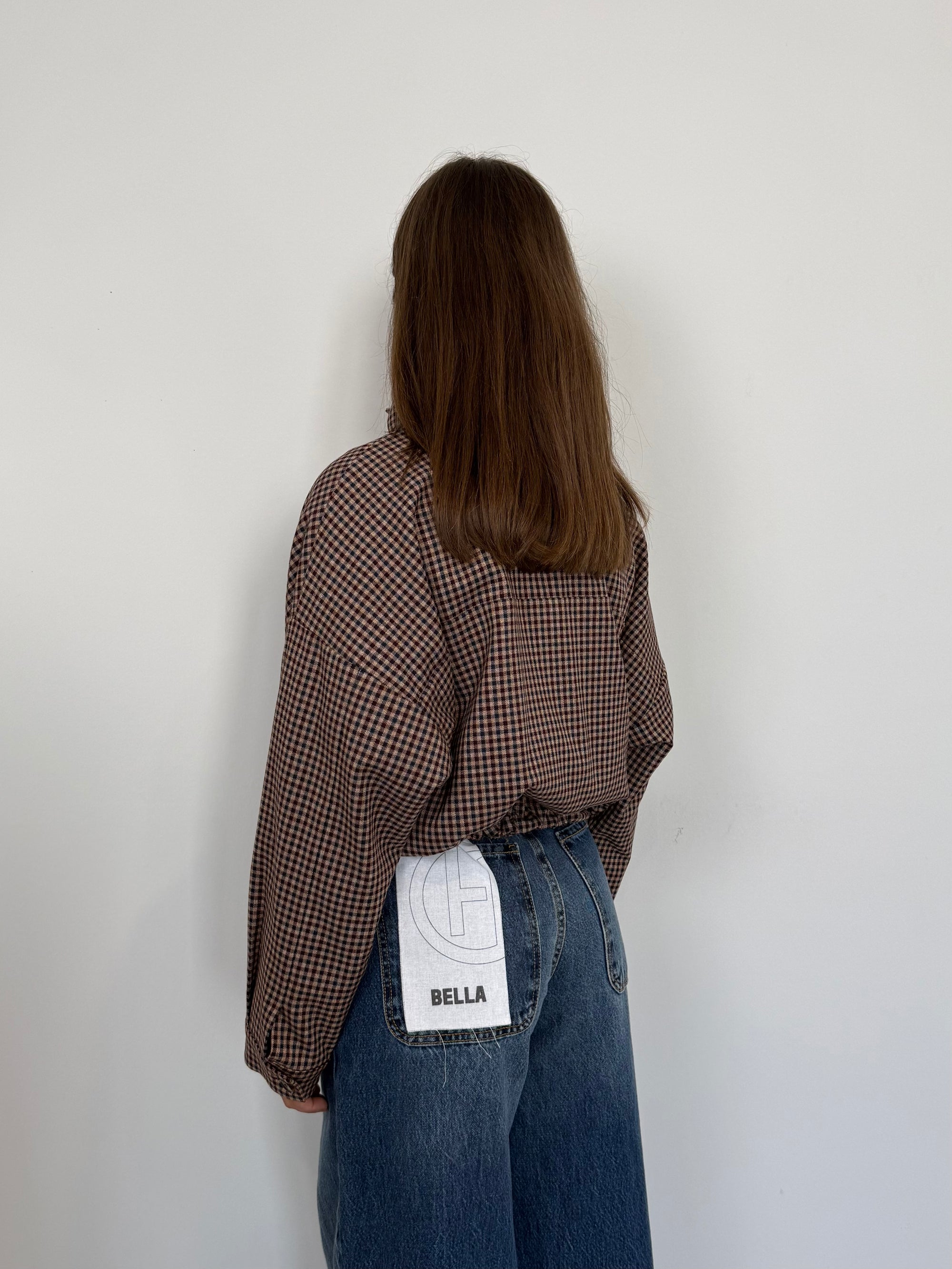 SusyMix - Bomber check bordeaux e blu