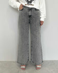 SusyMix - Jeans palazzo marmorizzato
