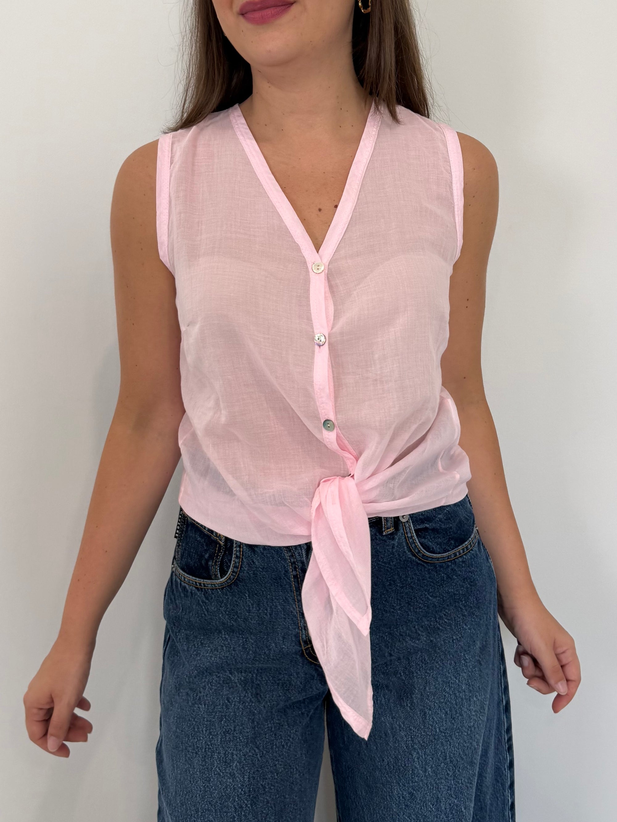 Tensione In - Camicia smanicata bubble