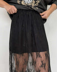 Dixie - Gonna in pizzo nero