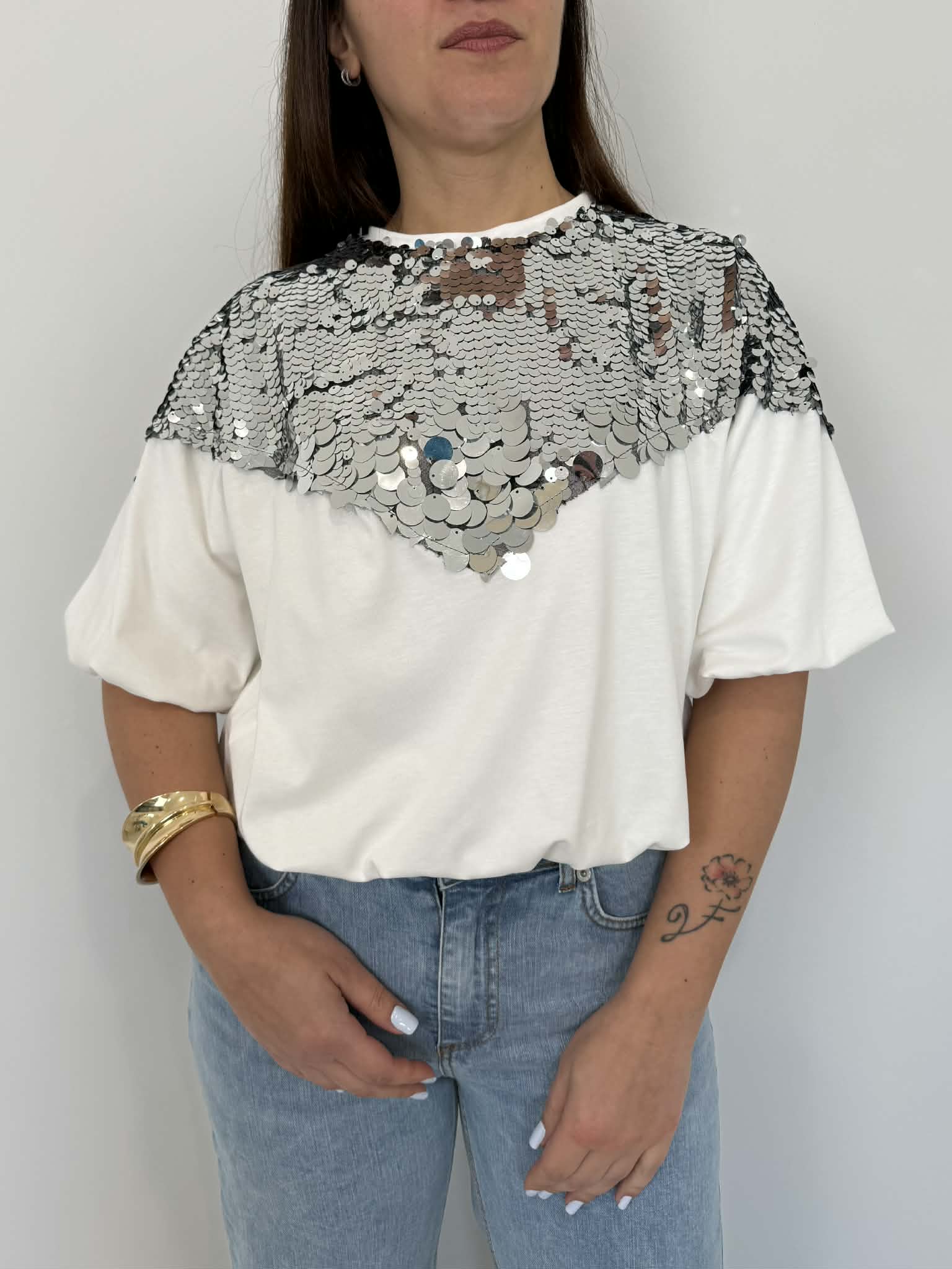 Tensione In - T-shirt con paillettes