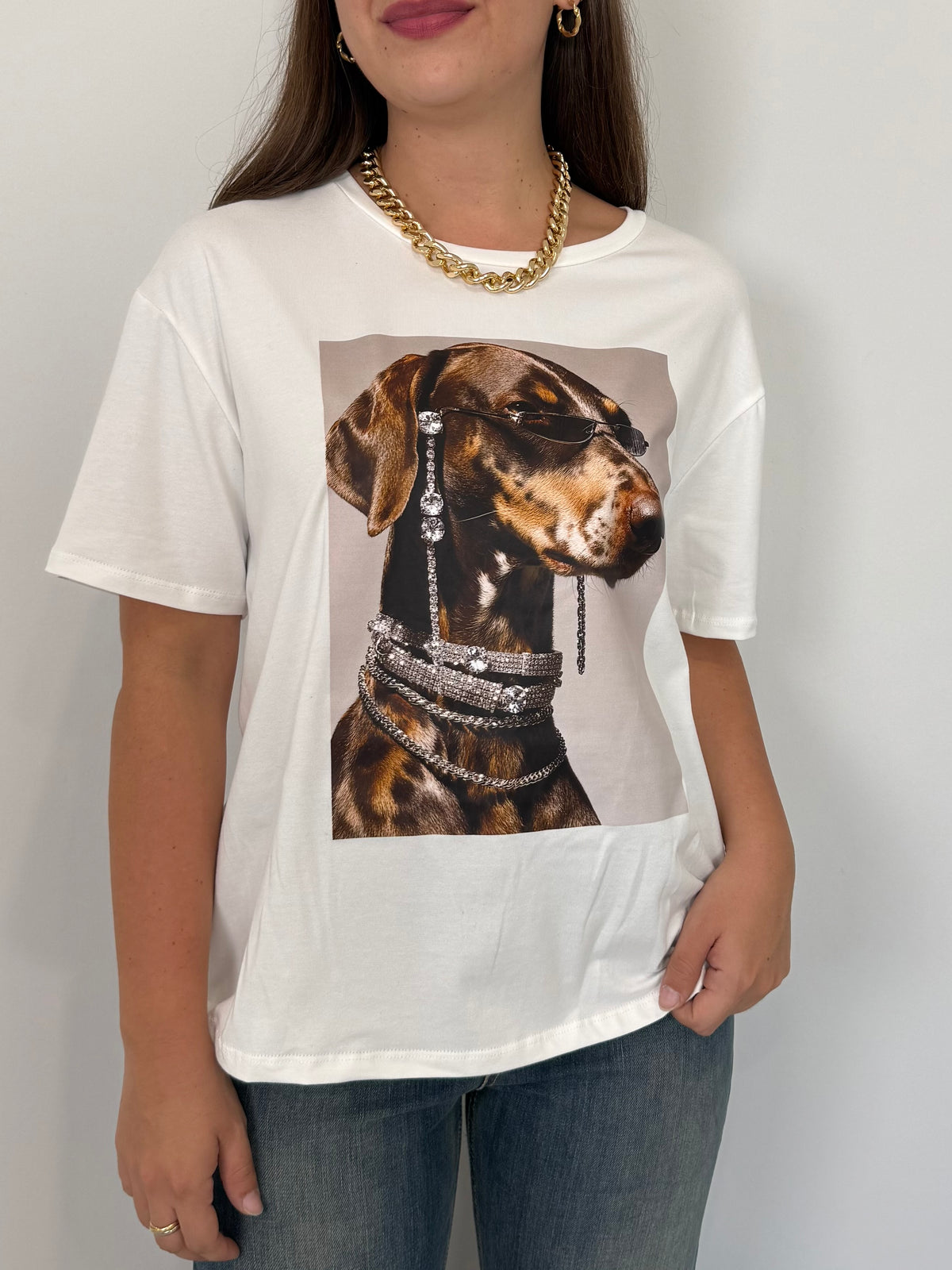 SusyMix - T-shirt bassotto moro