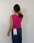 Tensione In - Camicia smanicate fuxia
