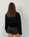 Haveone - Felpa con spalline molto imbottite