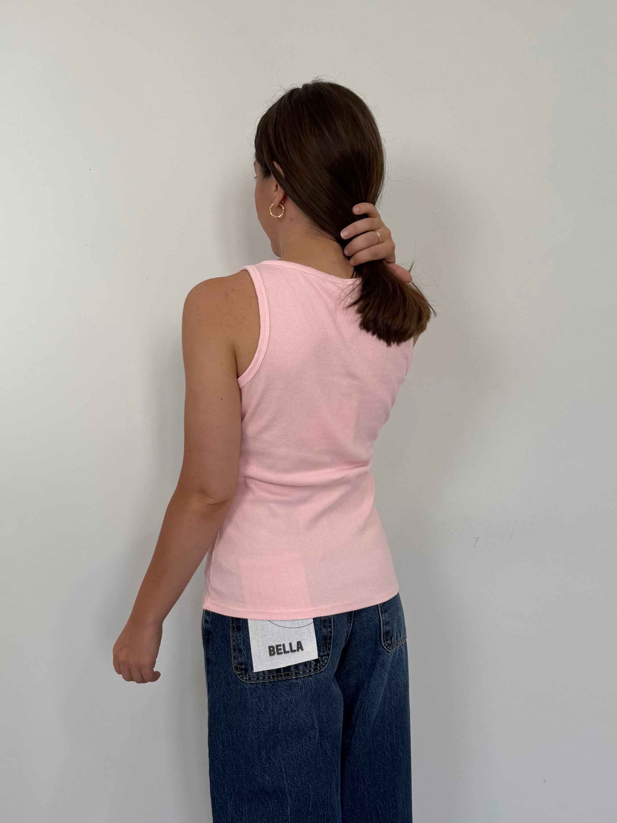 Tensione In - Canotta serafino rosa