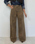 Haveone - Pantalone over maculato