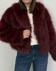Haveone - Ecopelliccia bordeaux