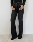Civico23 - Jeans flare nero