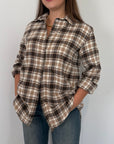 Civico23 - Camicia in flanella moro