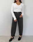 SusyMix - Pantalone cuoricino piombo