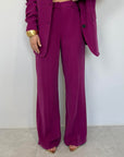 Tensione In - Pantalone palazzo ciclamino