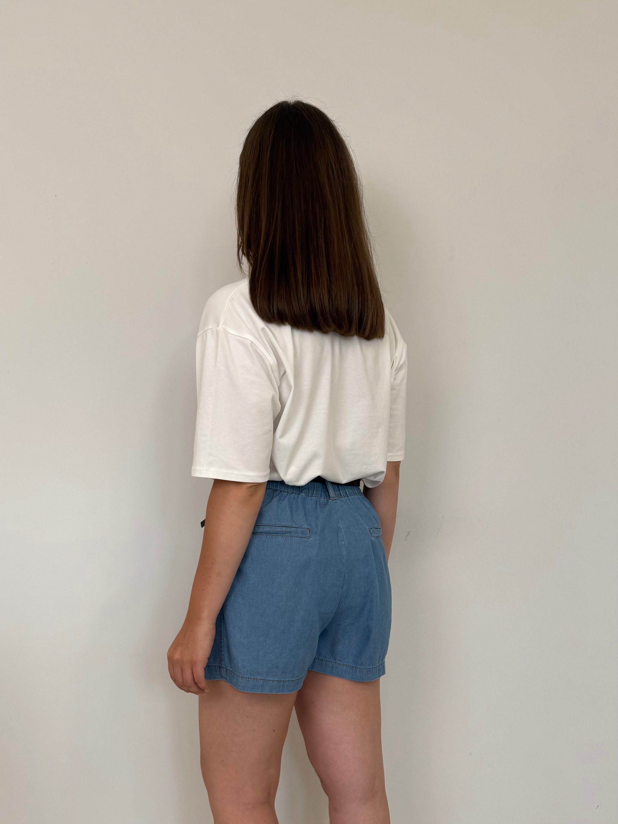 SusyMix - Short in denim stellina