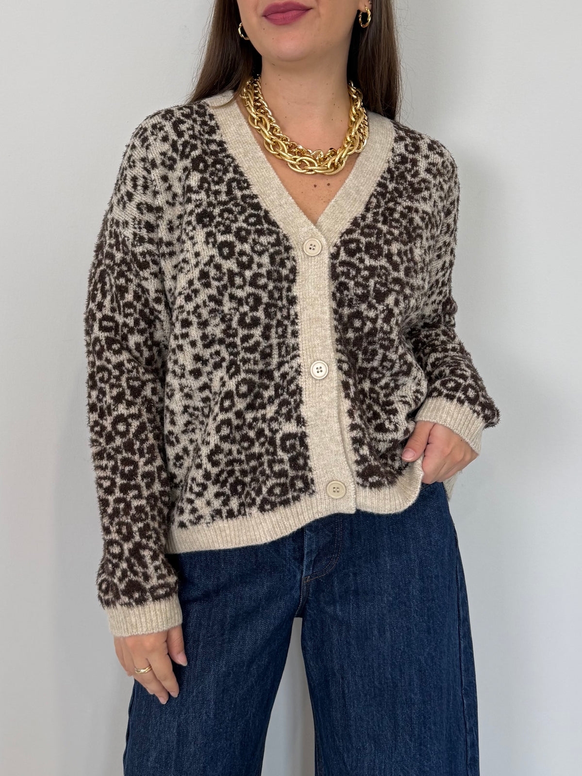 SusyMix - Cardigan maculato