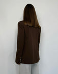 SusyMix - Giacca con bottone laterale moro