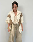 Haveone - Giubbino iinspired panna/camel