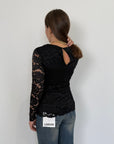 SusyMix - Maglia in pizzo nera