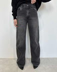 Tensione In - Jeans palazzo nero