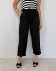 Haveone - Pantalone leggero nero