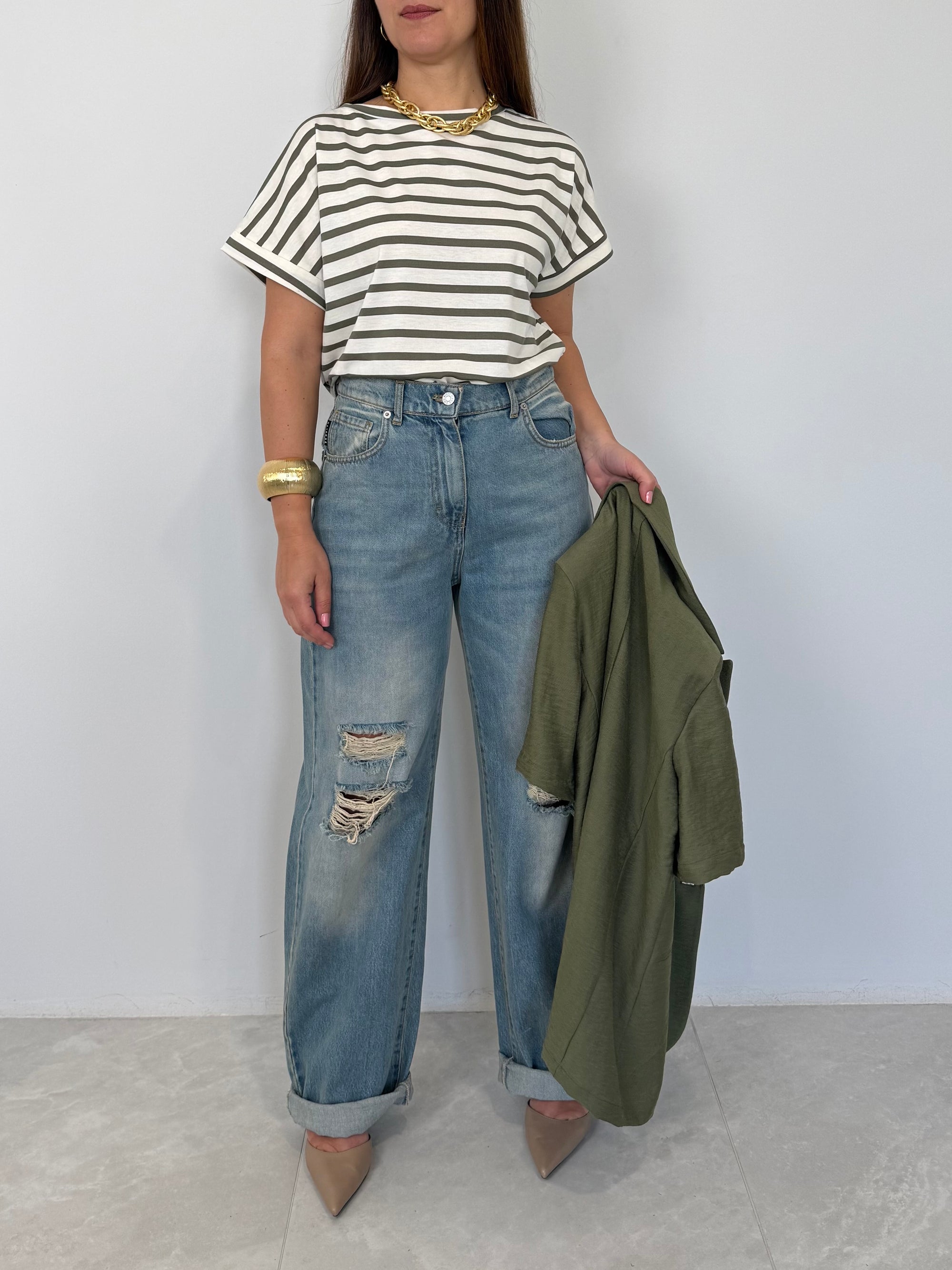 Haveone - Jeans Stella con strappi