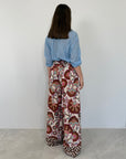 Tensione In - Pantalone floreale Ostuni