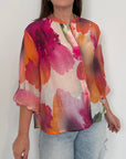 Haveone - Camicia acquerello fuxia