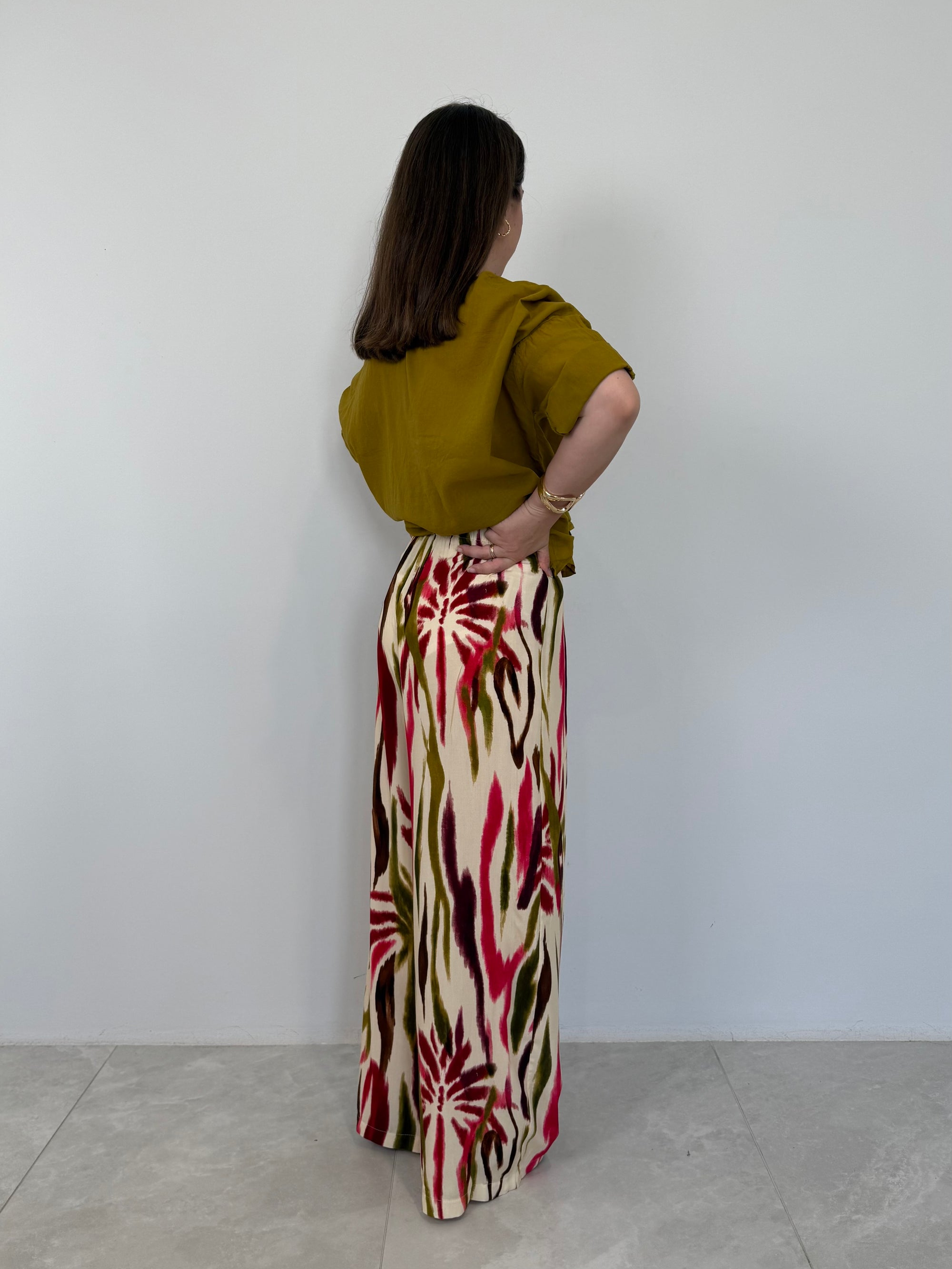 Haveone - Pantalone tropical india/olio