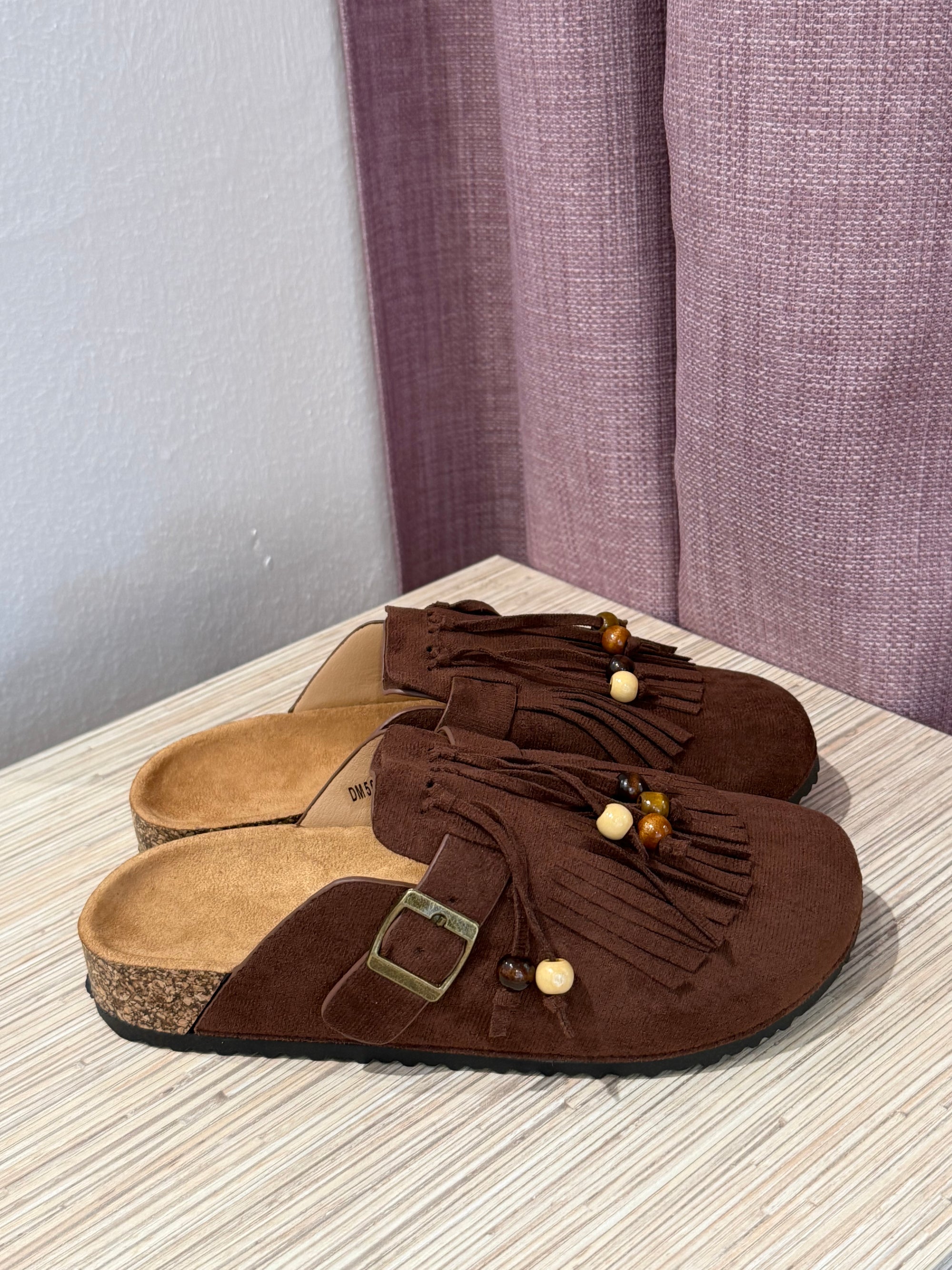 Sabot moro con frange