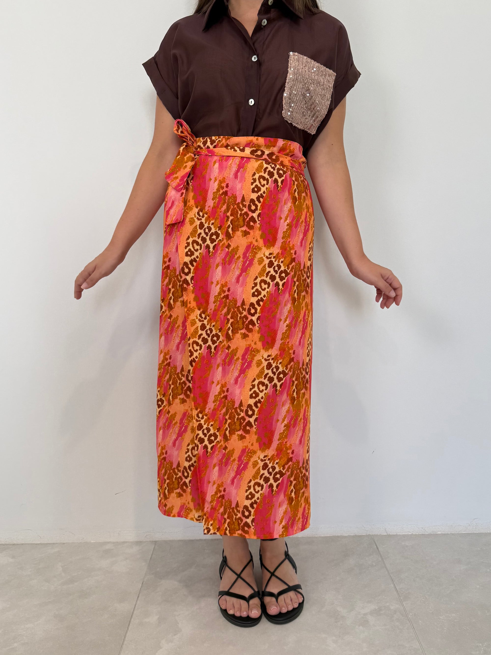 SusyMix - Gonna portafoglio lunga animalier