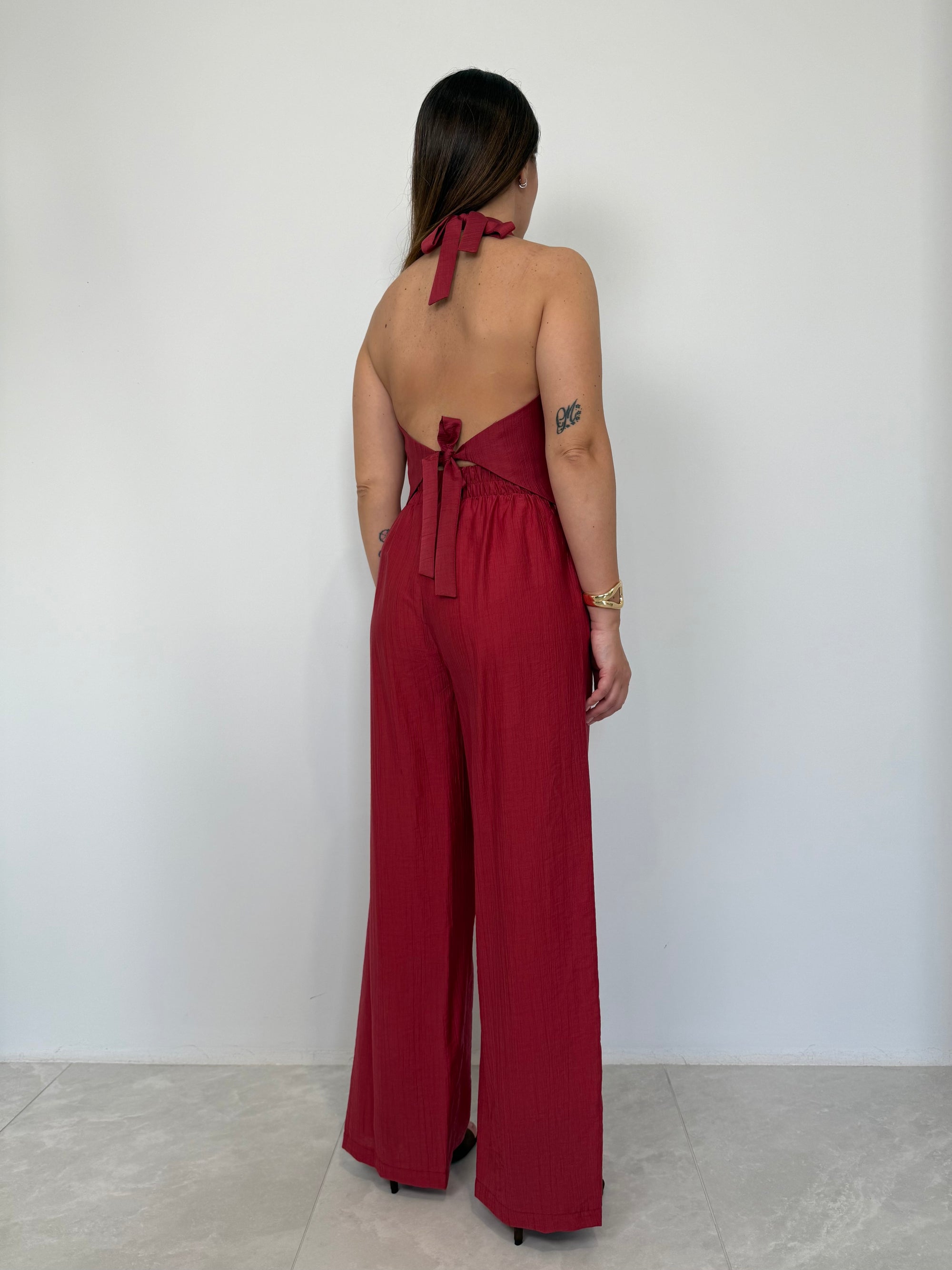 Haveone - Pantalone goffrato india
