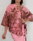 Tensione - Camicia jungle rosa