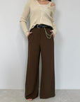 Haveone - Pantalone fluido con catena