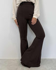 Haveone - Pantalone in punto milano moro