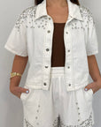 SusyMix - Completo cabochon bianco