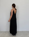 Haveone - Abito scollo quadrato nero