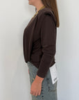 Haveone - Maglia con spalline e nodo moro