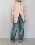 SusyMix - Giacca con bottone laterale rosa