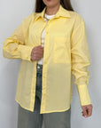 Haveone - Camicia in cotone gialla