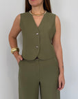 Haveone - Gilet easy verde