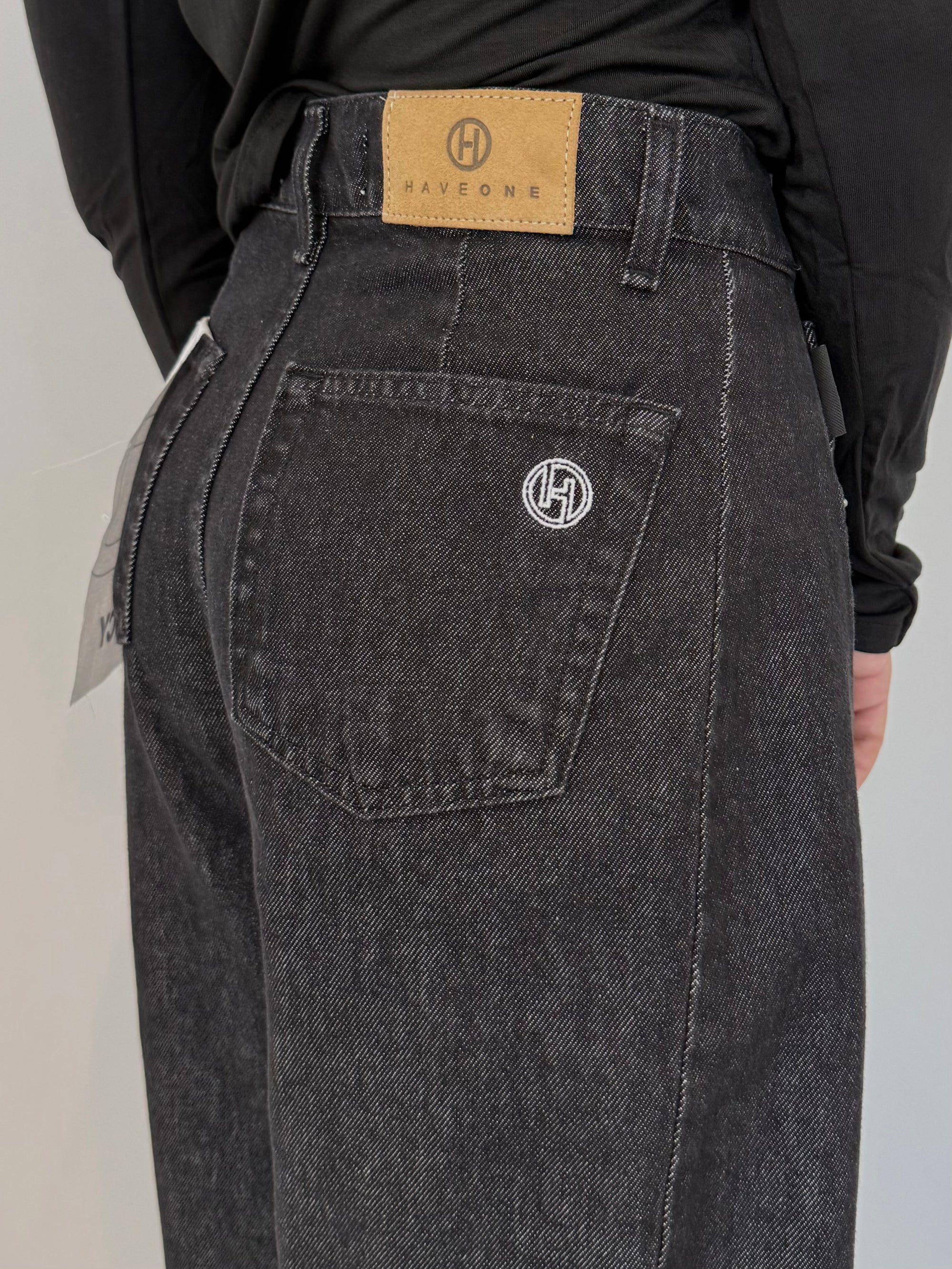Haveone - Jeans Lucy denim nero