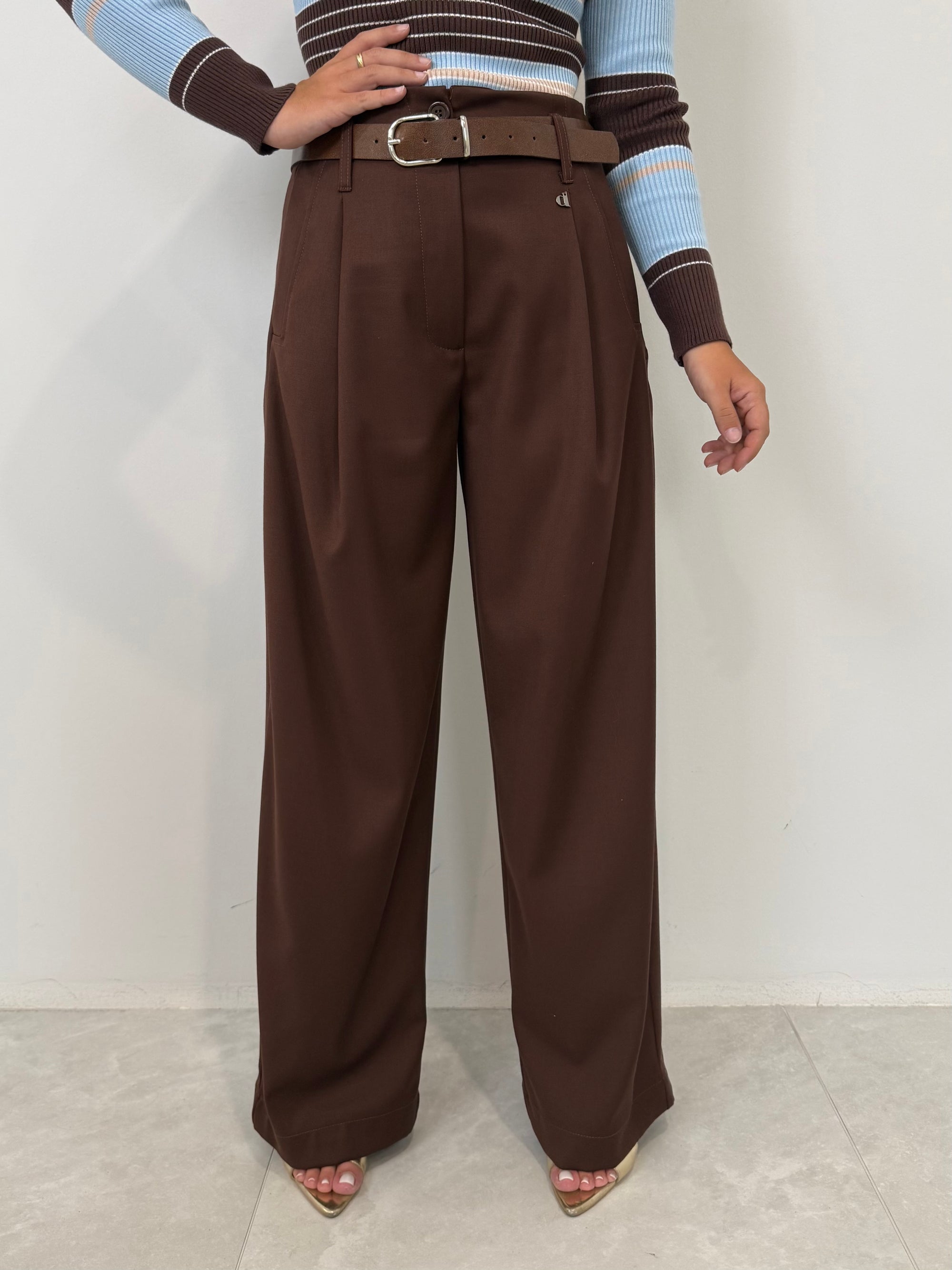 Dixie - Pantalone palazzo con cintura