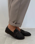 PRE-ORDINE 31/08: Mocassino con impunture moro