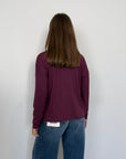 SusyMix - Maglia scatola scollo V vino