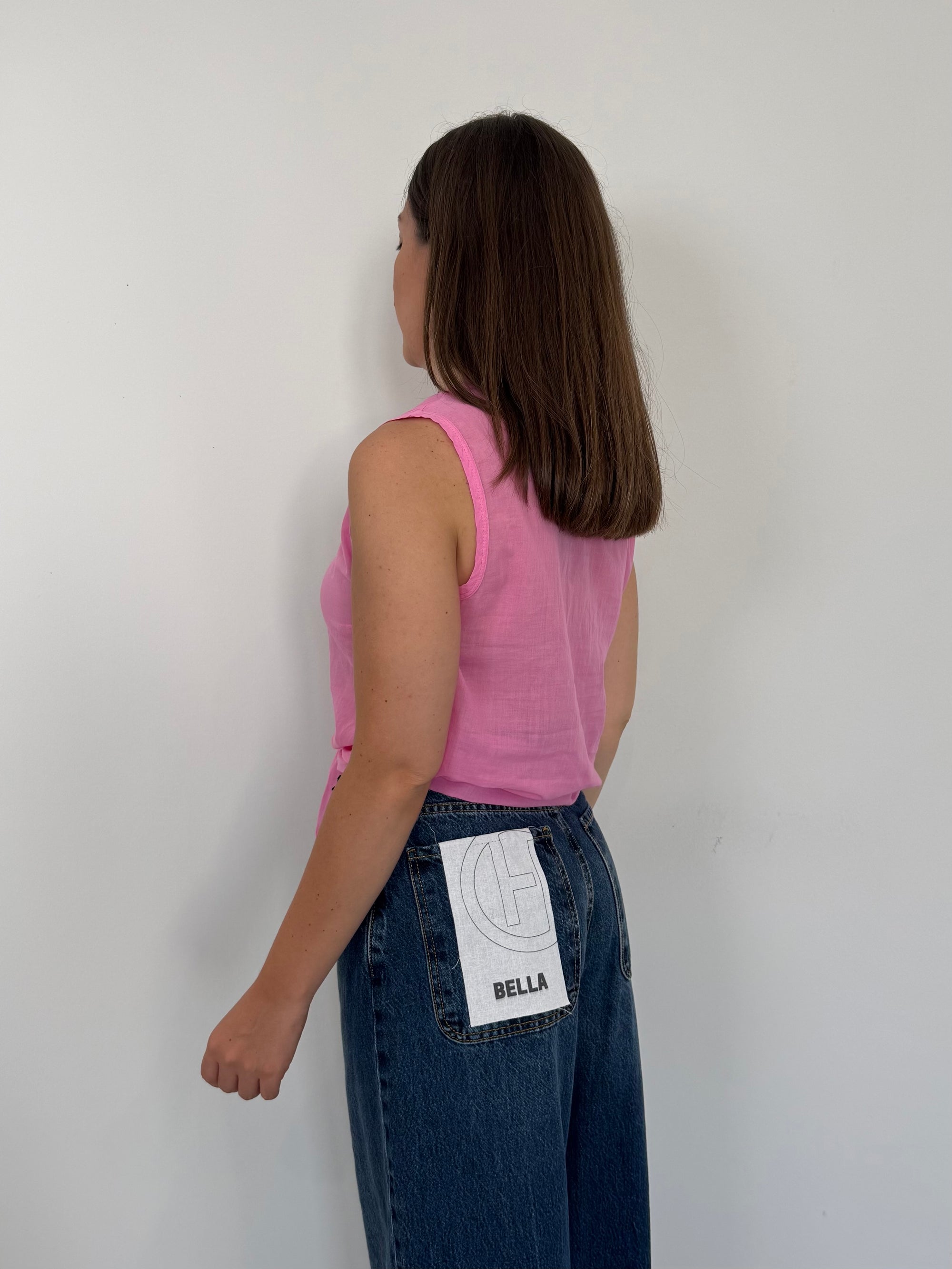 Tensione In - Camicia smanicata bonbon