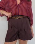Haveone - Short in cotone con pence fico