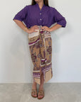 SusyMix - Gonna portafoglio paisley viola